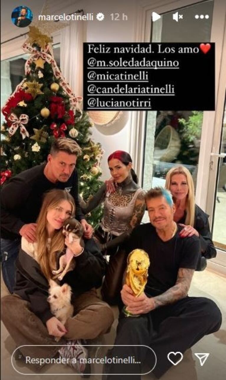 La Navidad de los famosos: la celebración de Marcelo Tinelli, Pampita, Wanda Nara, China Suárez y muchos más