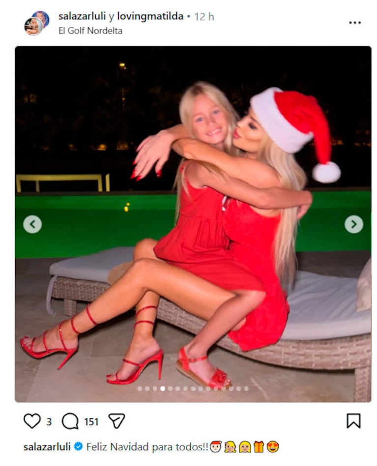 La Navidad de Luciana Salazar y Matilda