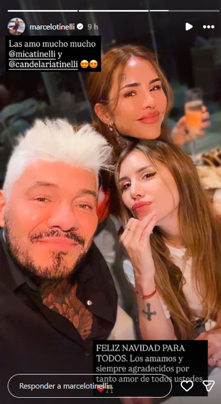 La Navidad de Marcelo Tinelli (Foto Instagram)
