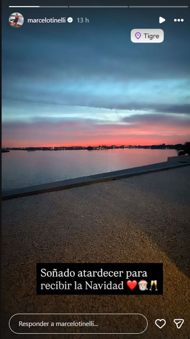La Navidad de Marcelo Tinelli (Foto Instagram)
