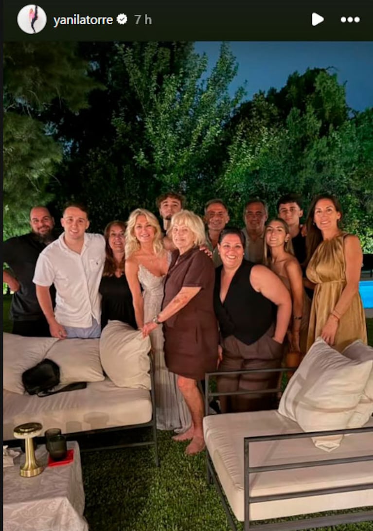 La Navidad de Yanina Latorre en familia (Instagram)