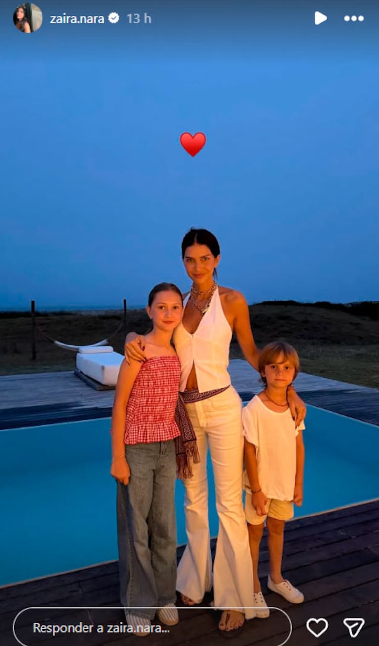 La Navidad de Zaira Nara / Foto Instagram