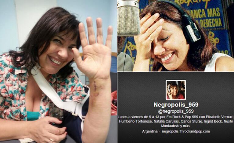 La Negra Vernaci, 100% auténtica (Fotos: Twitter y Web)