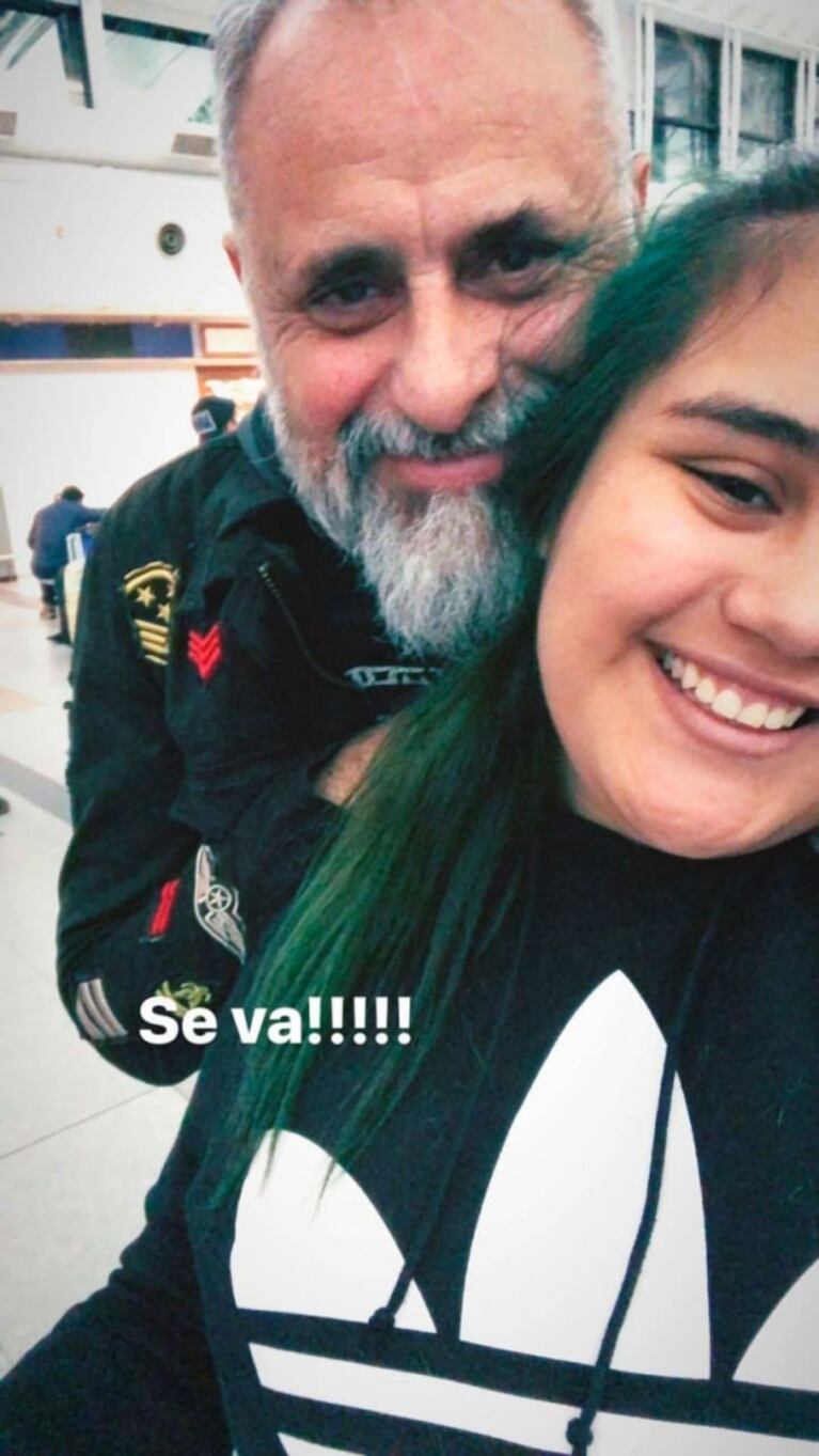 La nostalgia de Rial ante el viaje de su hija Rocío a Los Ángeles: "Se fue a estudiar, a buscar su camino"