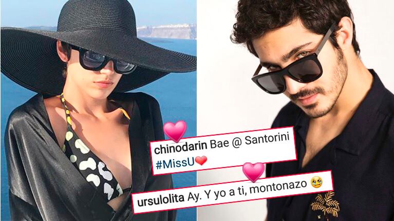 La nostálgica publicación del Chino Darín que emocionó a Úrsula Corbero (Fotos: Instagram)