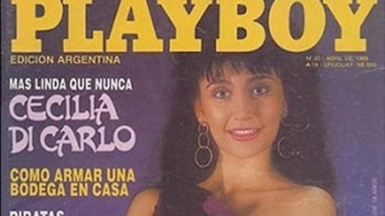 La novia de Horacio Pagani, cuando fue tapa de Playboy. (Foto: Web)