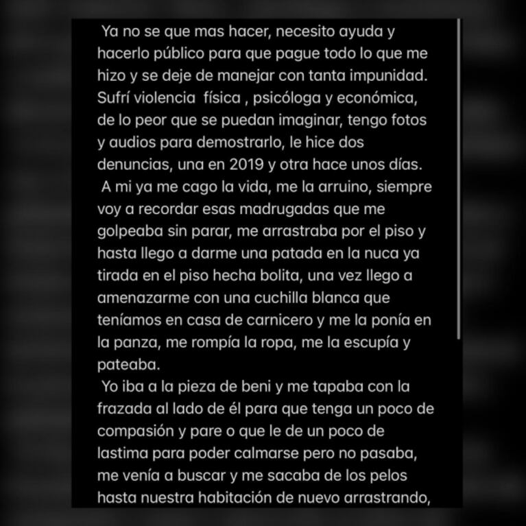 La novia de Lautaro Acosta, jugador de Lanús, lo denunció gravemente: "Me golpeaba sin parar"