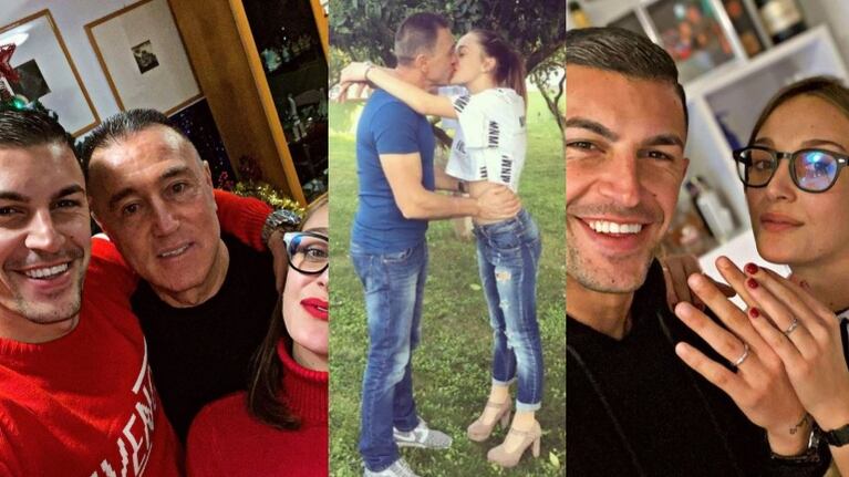 La novia de Luifa Galesio compartió varias fotos besándose con su propio padre y le llovieron críticas