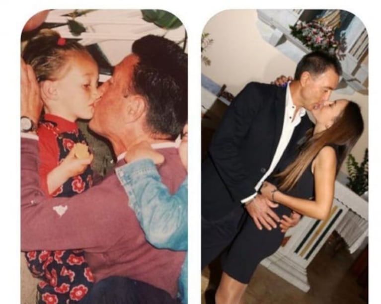 La novia de Luifa Galesio compartió varias fotos besándose con su propio padre y le llovieron críticas