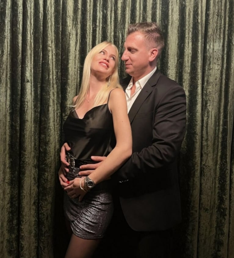 La novia de Maxi López habló a fondo sobre su embarazo, junto a la foto más dulce en familia: "Estamos tan felices"