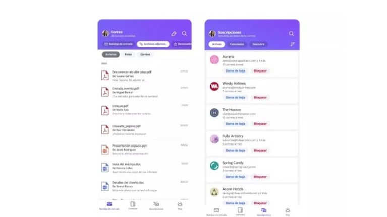 La nueva aplicación de Yahoo Mail introduce novedades en la bandeja de entrada y la gestión de las suscripciones