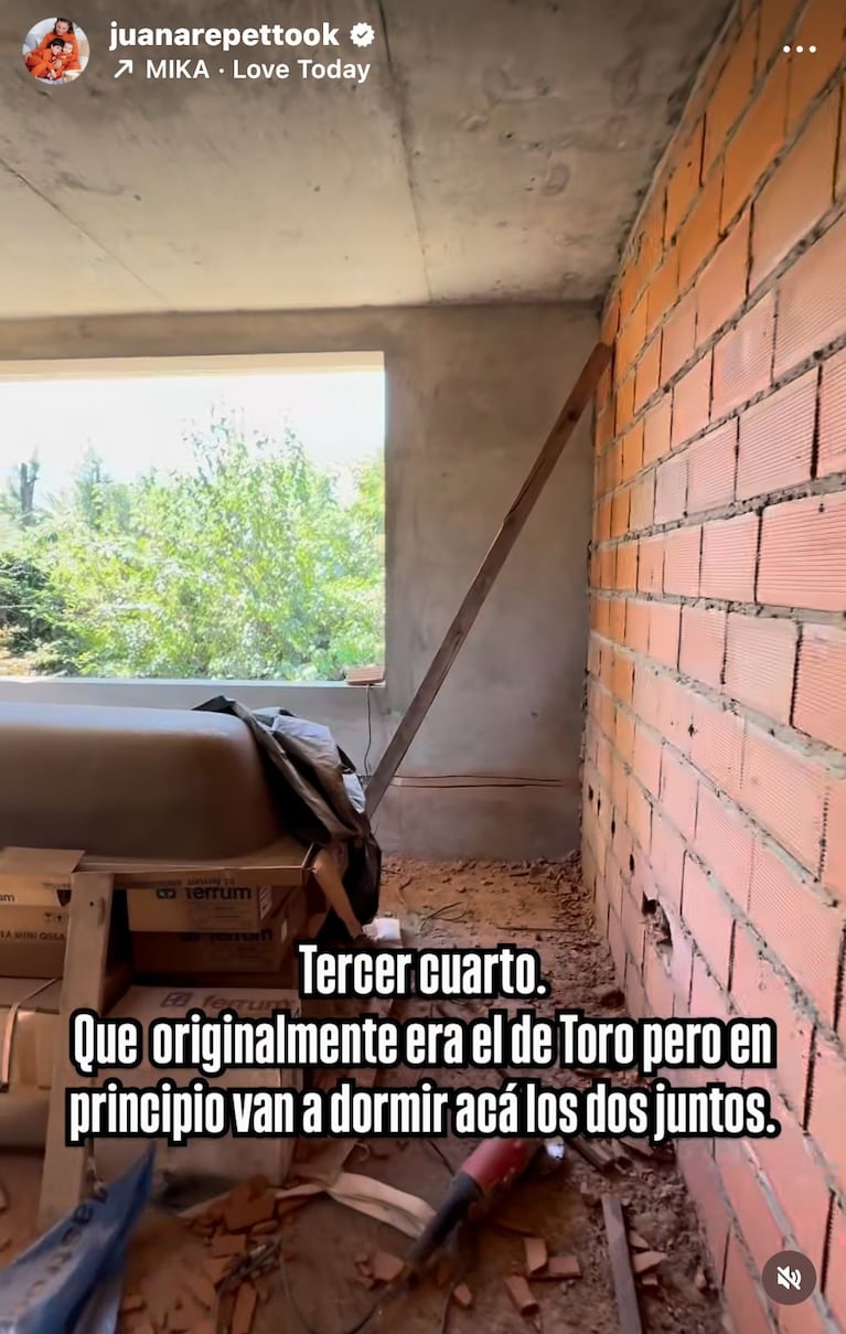 La nueva casa de Juana Repetto (Foto: Instagram/@juanarepettook).