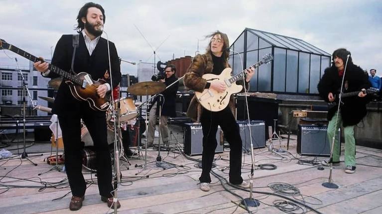 La nueva mezcla del concierto en la terraza de The Beatles llega a Spotify y YouTube
