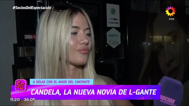 La nueva novia de L-Gante habló de las comparaciones con Wanda Nara y fue contundente: “Para mí…”