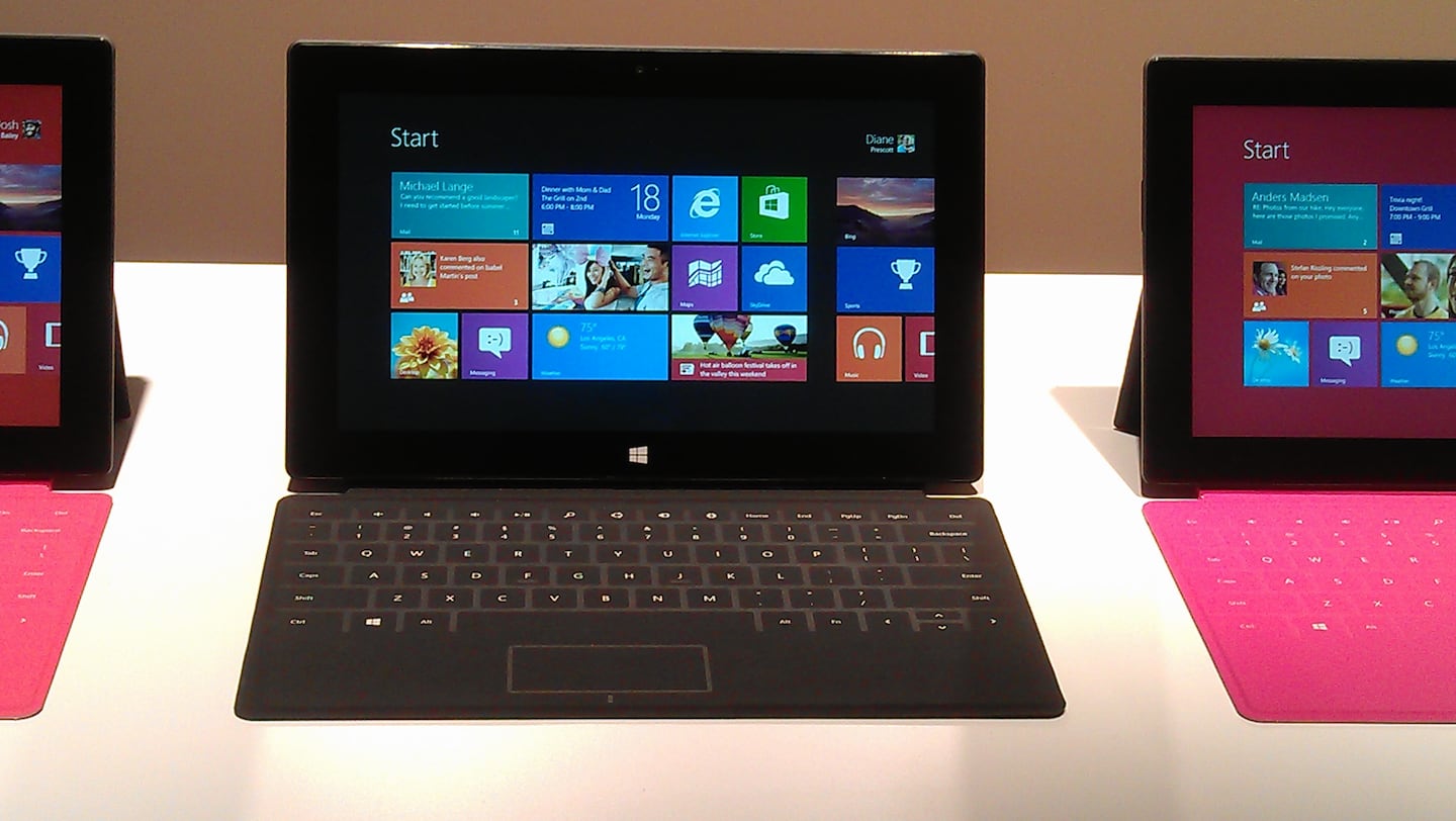 La nueva Tablet Surface de Microsoft está a punto de caramelo
