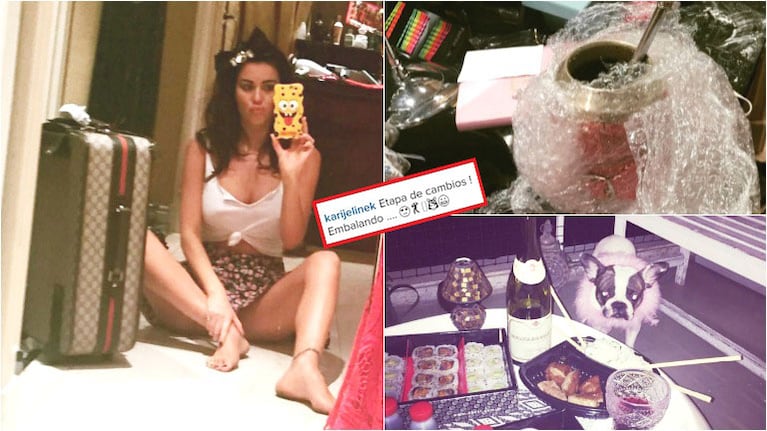 La nueva vida de Karina Jelinek en su flamante departamento (Fotos: Instagram)