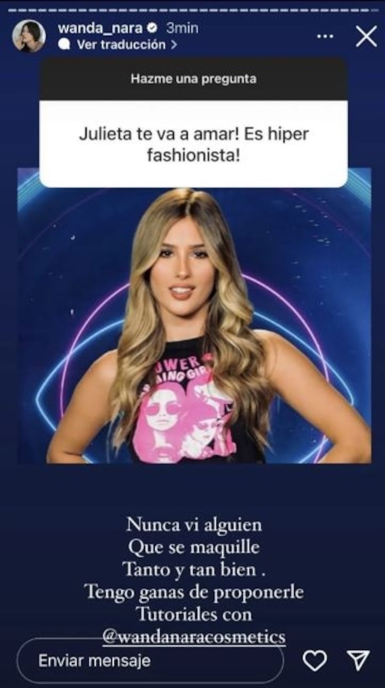 La oferta laboral que Wanda Nara tiene preparada para Julieta y Marcos cuando salgan de Gran Hermano 2022: "¿Futuro modelo?"