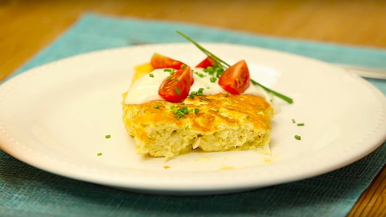 La omelette cuatro quesos, un plato rendidor para arrancar con fuerza la mañana. Foto: Cucinare TV