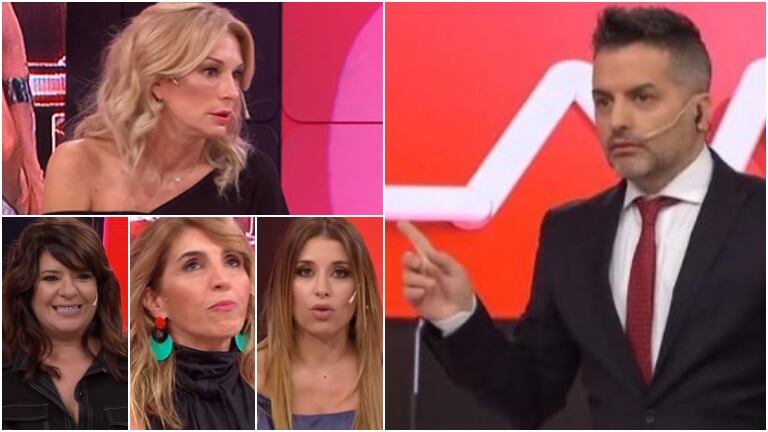 La opinión de Ángel de Brito tras la fuerte pelea de Yanina Latorre con sus compañeras de Los Ángeles de la Mañana (Fotos: Capturas)