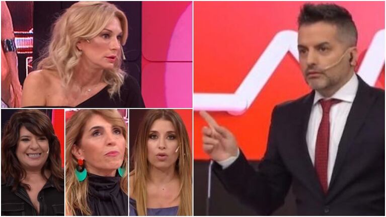 La opinión de Ángel de Brito tras la fuerte pelea de Yanina Latorre con sus compañeras de Los Ángeles de la Mañana (Fotos: Capturas)
