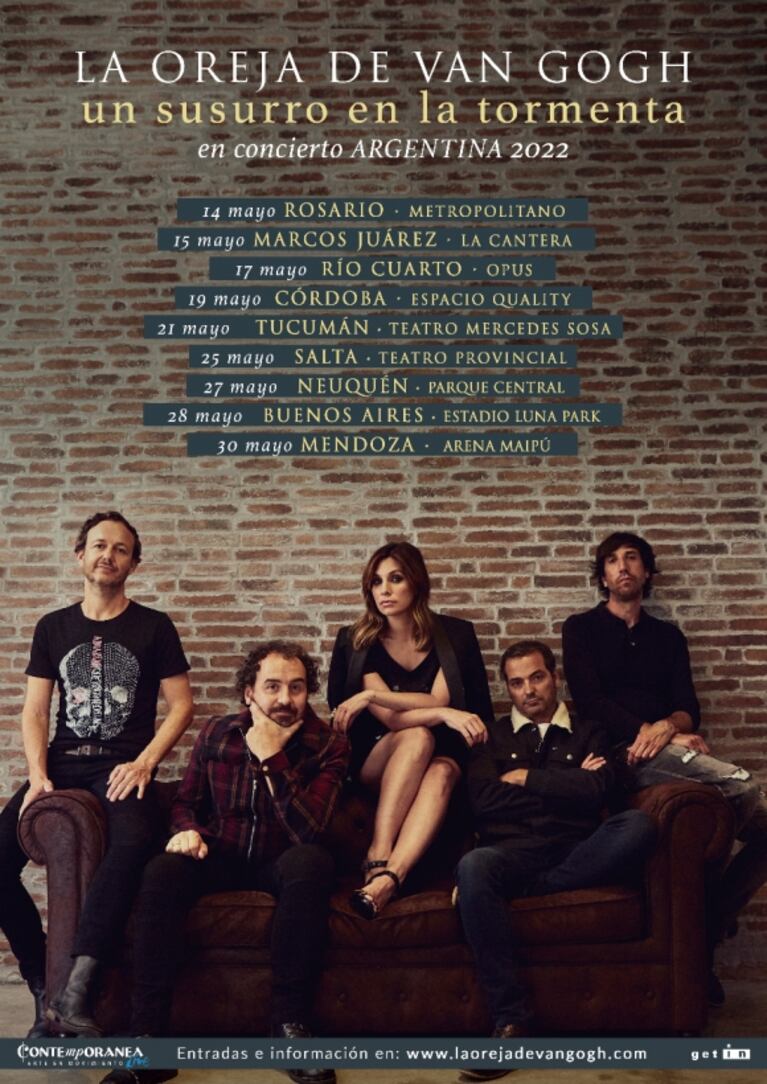 La Oreja de Van Gogh regresa a la Argentina con su nuevo tour: Un susurro en la tormenta