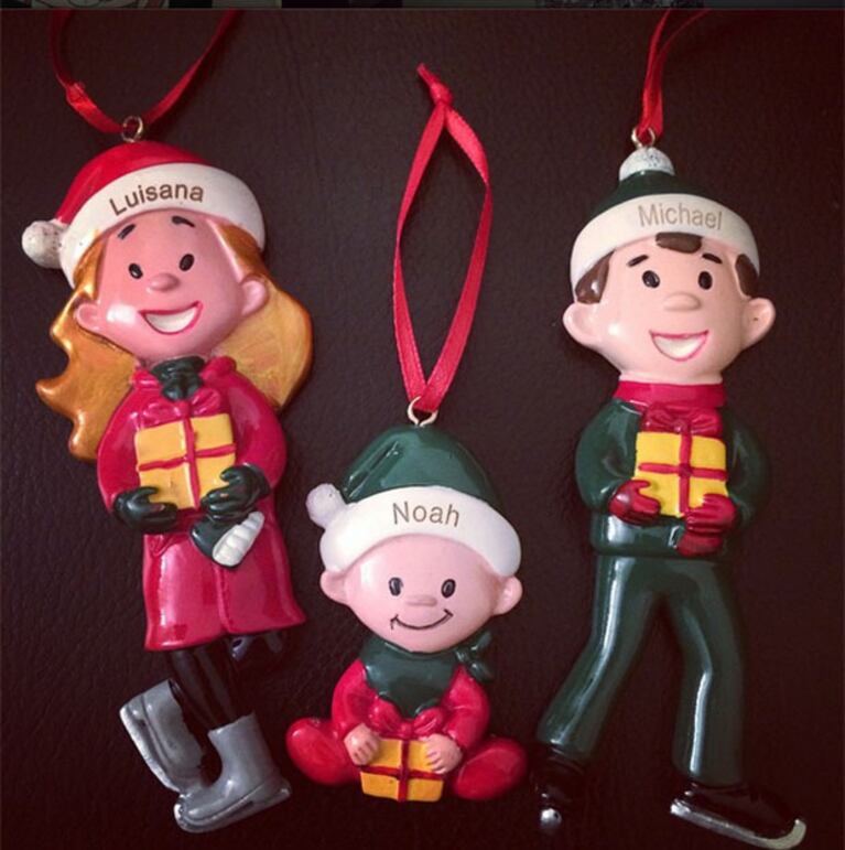 La original Navidad de Luisana Lopilato.  (Foto: web)