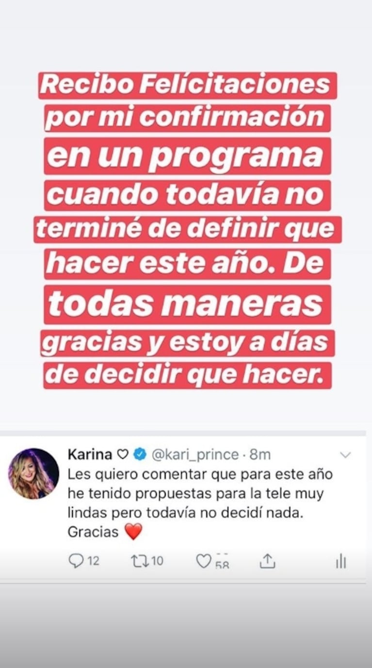La palabra de La Princesita luego de que De Brito la confirmara para el Súper Bailando: "Estoy a días de decidir qué hacer"