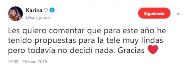 La palabra de La Princesita luego de que De Brito la confirmara para el Súper Bailando: "Estoy a días de decidir qué hacer"