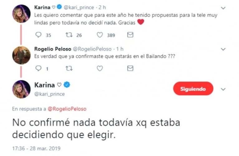 La palabra de La Princesita luego de que De Brito la confirmara para el Súper Bailando: "Estoy a días de decidir qué hacer"