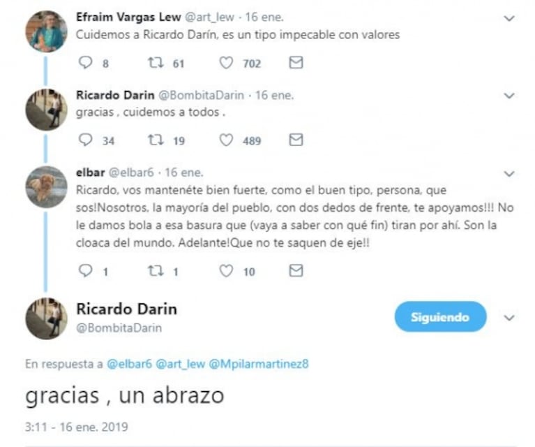 La palabra de Ricardo Darín sobre la acusación de acoso de la modelo Romina Seferian