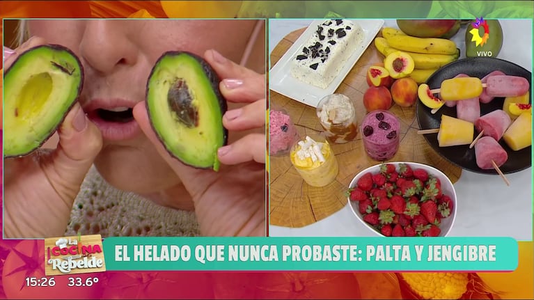 La palta hass ideal para el helado.