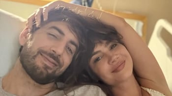 La pareja armó las valijas para una escapada a puro romance en el sur