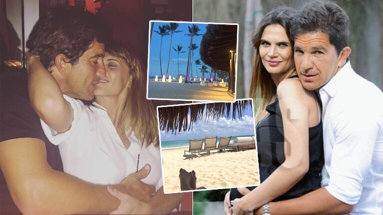  La pareja de Amalia Granata habló desde el Caribe donde están de vacaciones (Foto: Caras e Instagram)