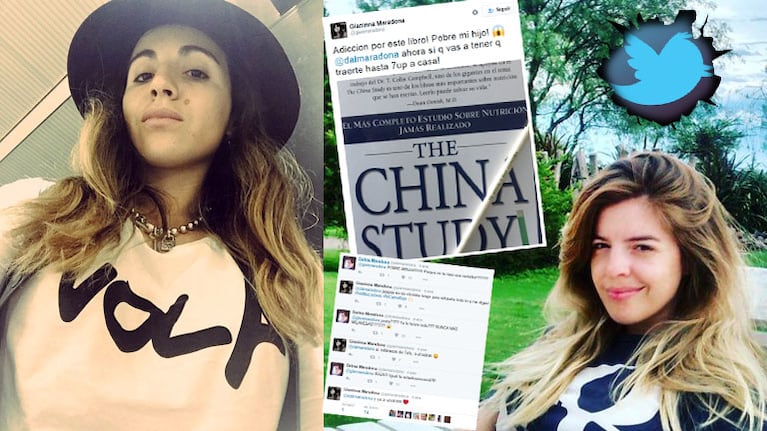 La particular decisión alimenticia de Gianinna Maradona: las críticas 2.0 y el divertido cruce con Dalma. (Foto: Web)