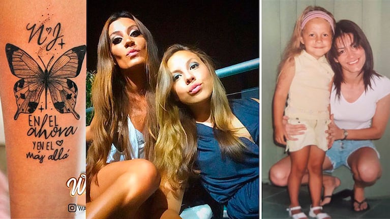 La particular frase que eligió tatuarse la hija de Natacha Jaitt para recordarla: En el ahora y el más allá