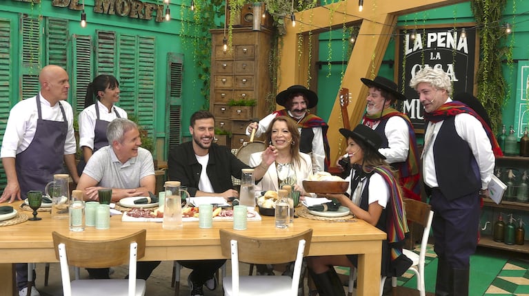 La peña de morfi. Foto: Telefe