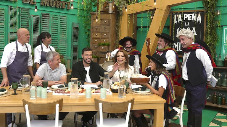 La peña de morfi. Foto: Telefe