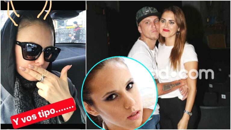 La picante foto de Silvina Luna tras los rumores de infidelidad del Polaco con Barby Silenzi (Fotos: Ciudad Magazine y Captura de Instagram Stories)
