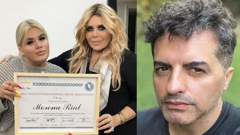 La picante reacción de Ángel de Brito ante el reconocimiento a More Rial en Las Vegas.