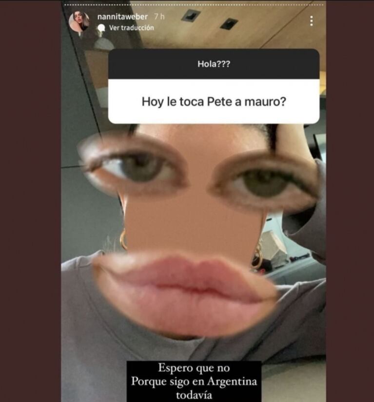 La picante respuesta de Natalie Weber cuando le preguntaron si Mauro Zárate iba a tener intimidad: "Espero que no porque sigo en Argentina"