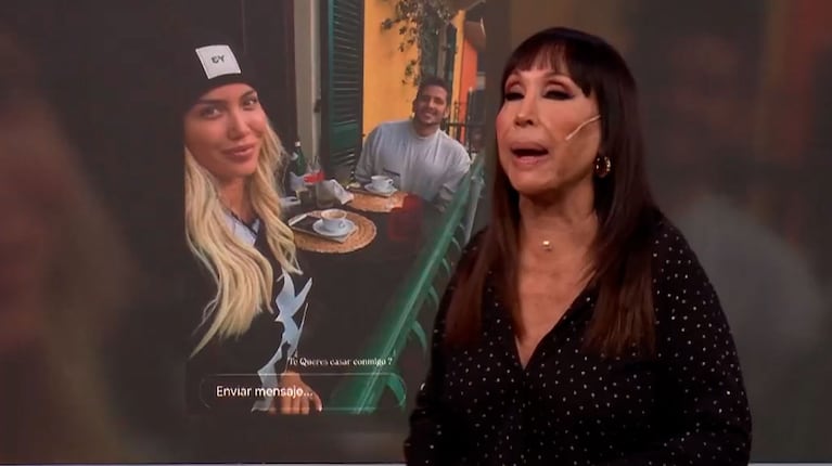 La picante teoría de Moria Casán sobre el casamiento de Wanda Nara con Migueles (captura de eltrece)