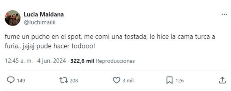 La pícara broma de Lucía Maidana a Furia en su paso fugaz por la casa de Gran Hermano 2023: qué le hizo