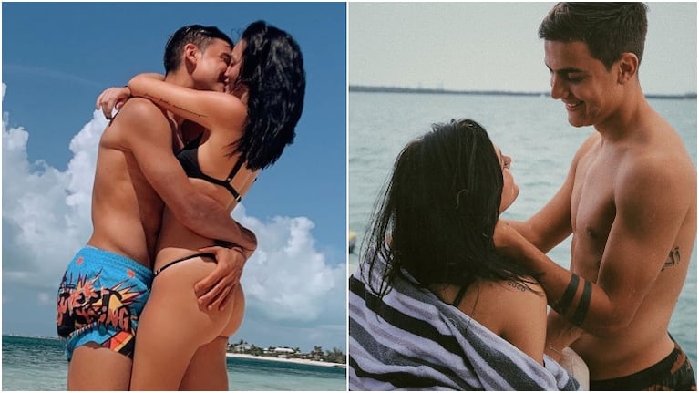 La pícara foto de Oriana Sabatini con la “manito indiscreta” de Paulo Dybala: Te amo hasta el infinito