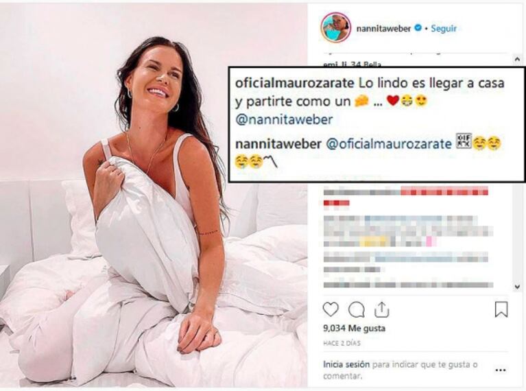 La pícara frase de Natalie Weber tras el piropo hot de Mauro Zárate: "Hace diez años que me parte como a un queso"