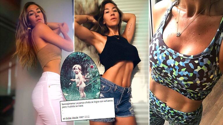 La pícara reflexión de Jimena Barón, con foto retro incluida
