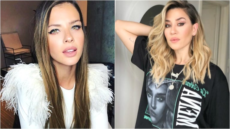 La pícara respuesta de la China Suárez a una foto ultra hot de Jimena Barón (Fotos: Web e Instagram)