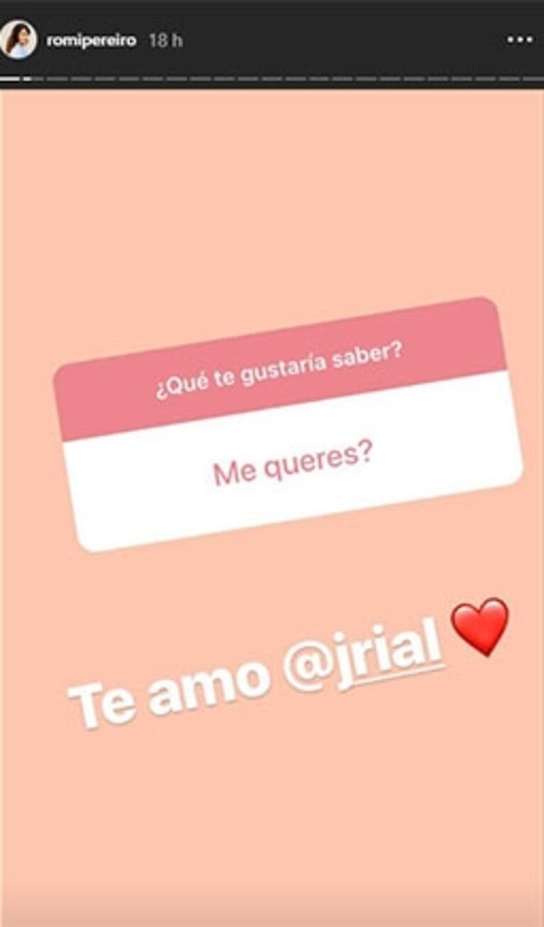 La pícara respuesta de Romina Pereiro cuando le preguntaron si se quiere casar con Jorge Rial