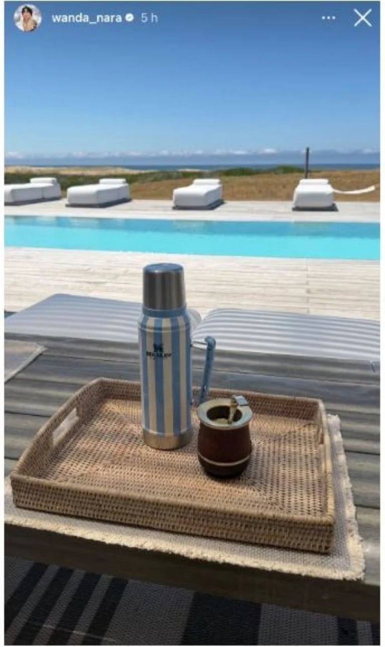 La piscina de ensueño de Wanda Nara en Punta del Este que todos quieren tener. Crédito: Insatagram