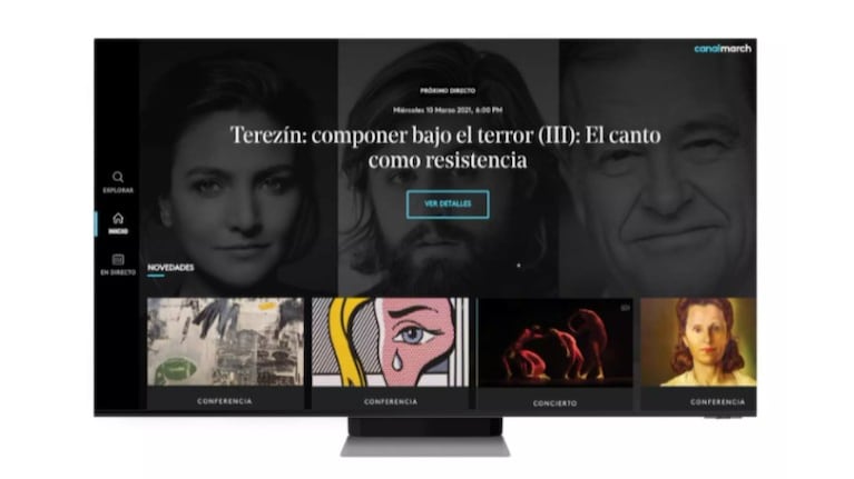La plataforma audiovisual cultural Canal March llega a los televisores inteligentes de Samsung