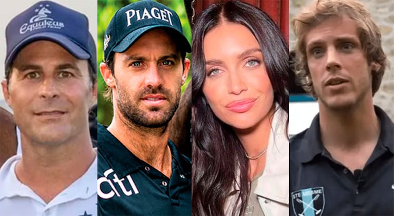 La polémica de Martín Pepa, Facundo Pieres, Zaira Nara y Robert Strom (Fotos: redes redes sociales).